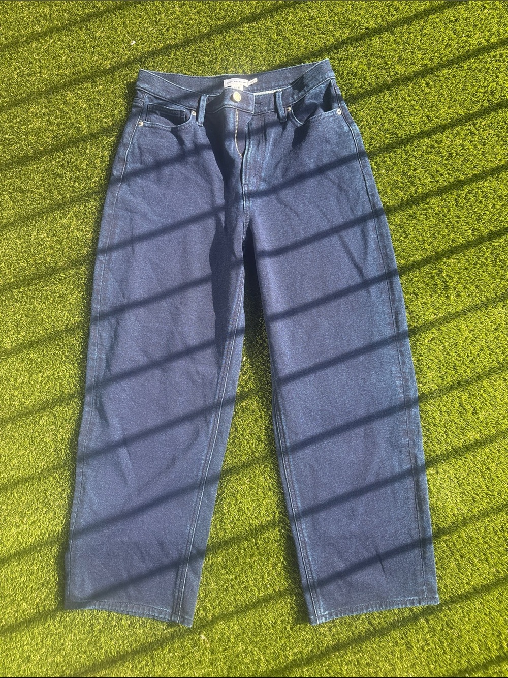Good American Dark Blue Straight Leg Jeans NWOT